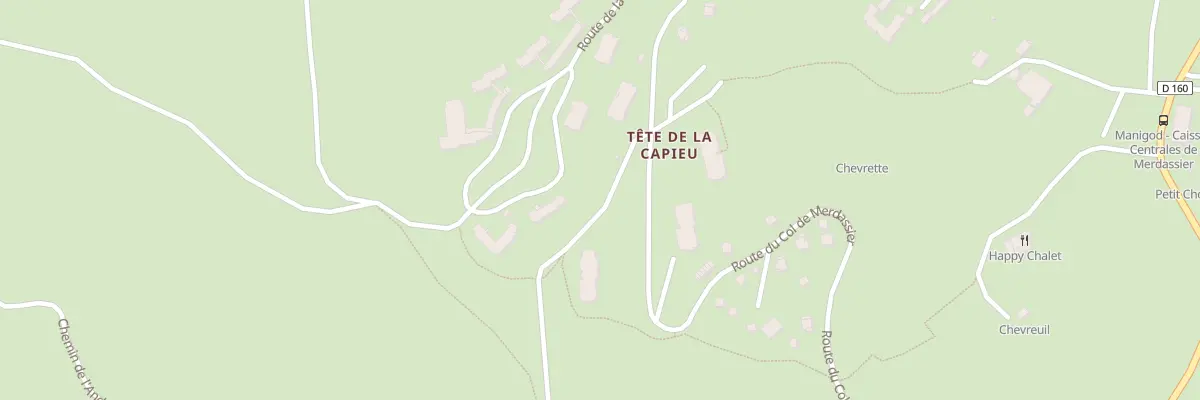 Plan du 3507 Rte du col de Merdassier à Manigod