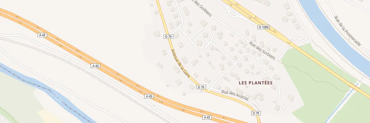 Plan du 699 Av de la Gare à Saint-Julien-Mont-Denis
