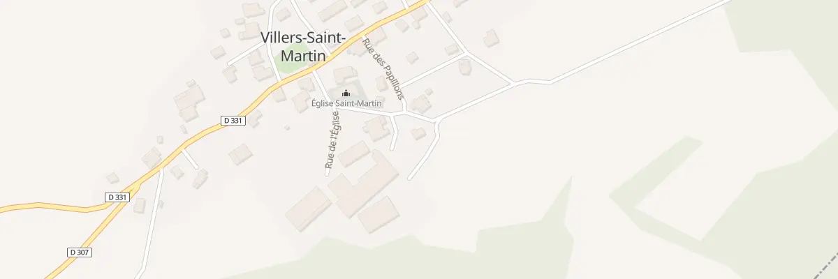 Plan du 5 Rue de l’Eglise à Villers-Saint-Martin