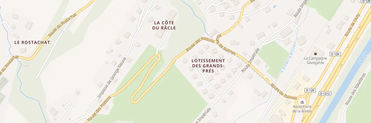 Plan du 5199 Les Grands Pres à Marthod