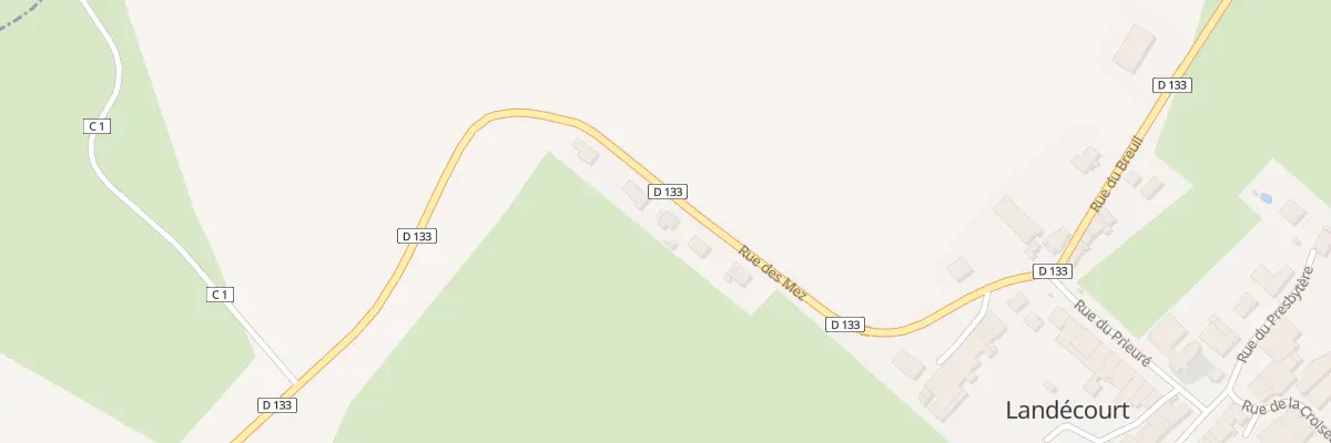 Plan du 5 Rue des Mez à Landécourt