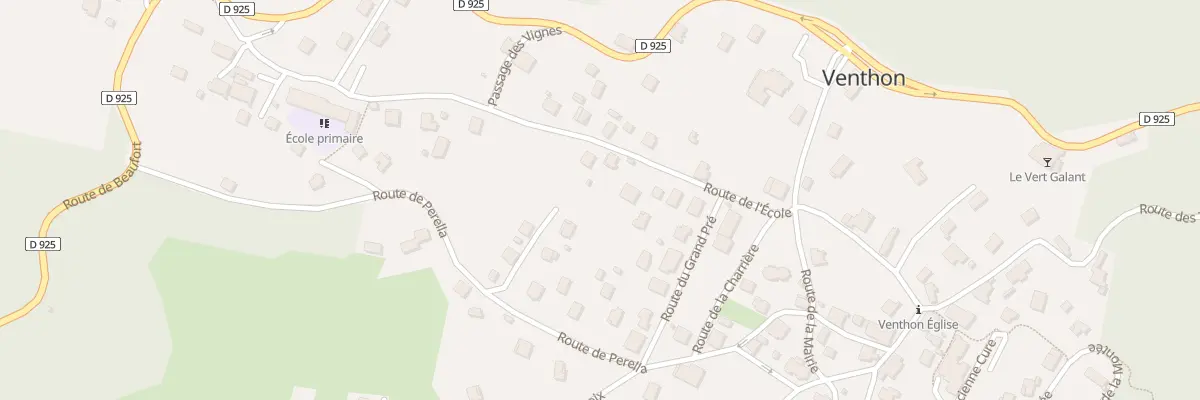 Plan du 5050 Les Sauges à Venthon
