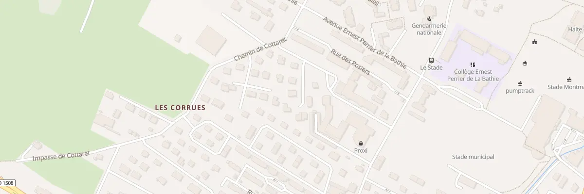 Plan du 52 Rue des Perce-Neige à Ugine