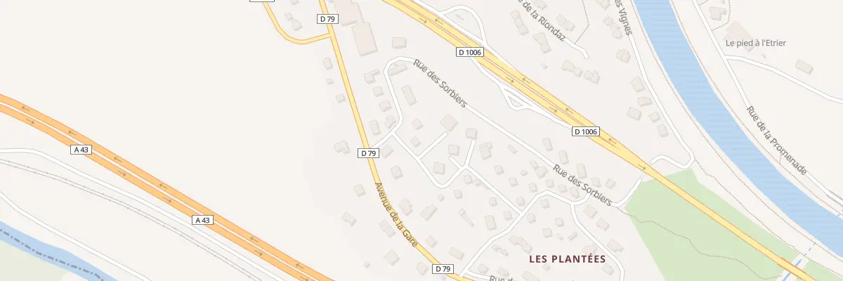 Plan du 55 Rue des Plantées à Saint-Julien-Mont-Denis