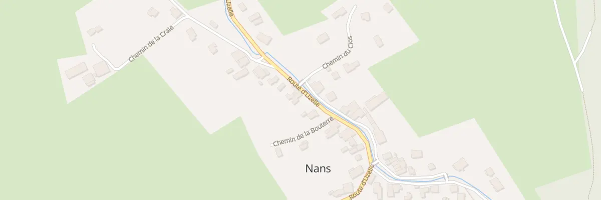 Plan du 8 Rte d’Uzelle à Nans