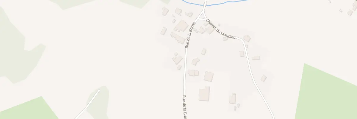 Plan du 296 Rue de la Borne à Uriménil