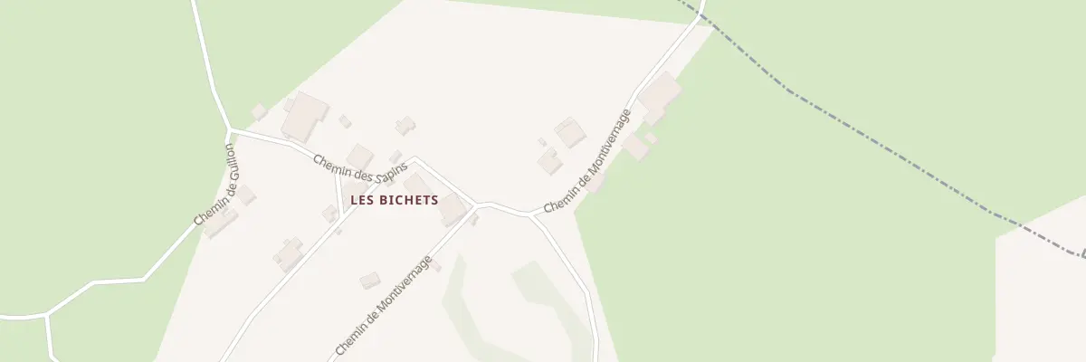 Plan du 5051 Les Bichets à Passavant