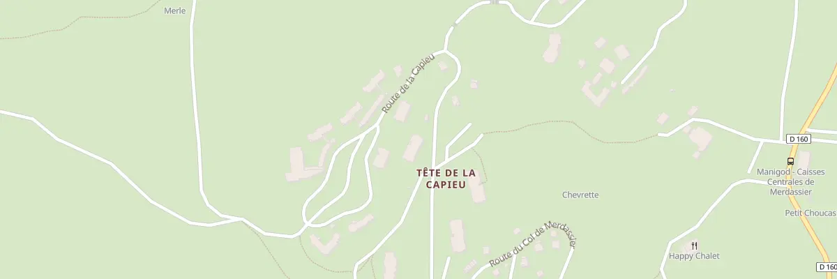 Plan du 3551 Rte du col de Merdassier à Manigod