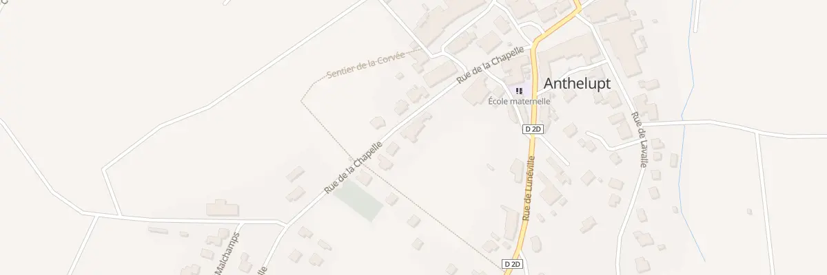 Plan du 13 Rue de la Chapelle à Anthelupt