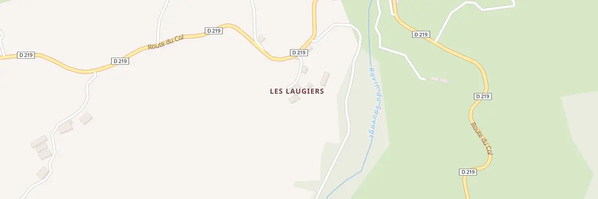 Plan du 5009 Les Laugiers au Fugeret
