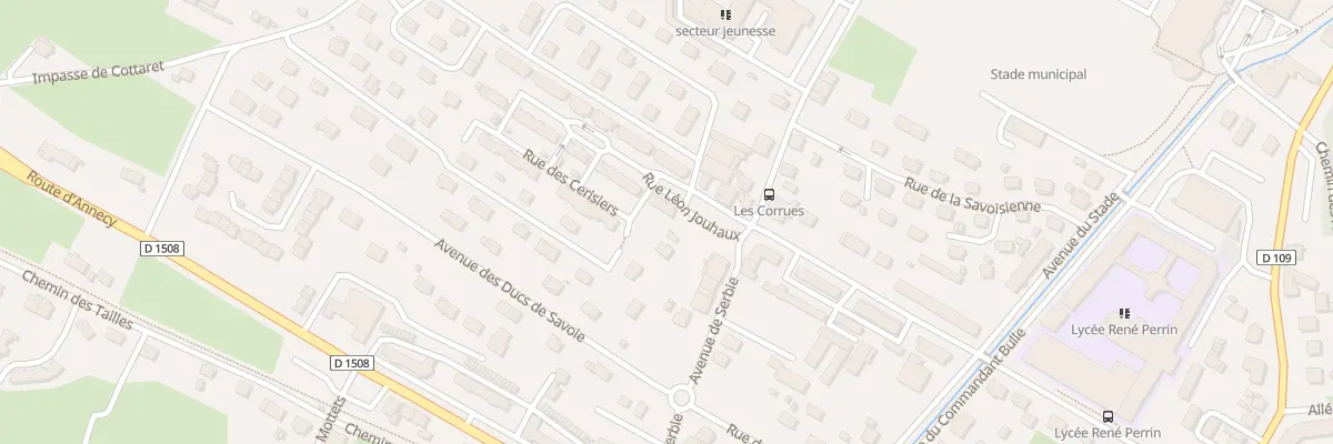 Plan du 1C Rue Léon Jouhaux à Ugine