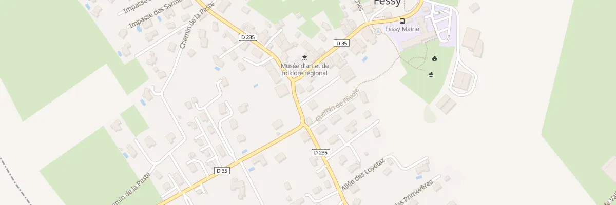 Plan du 47 Rte d’Avully à Fessy