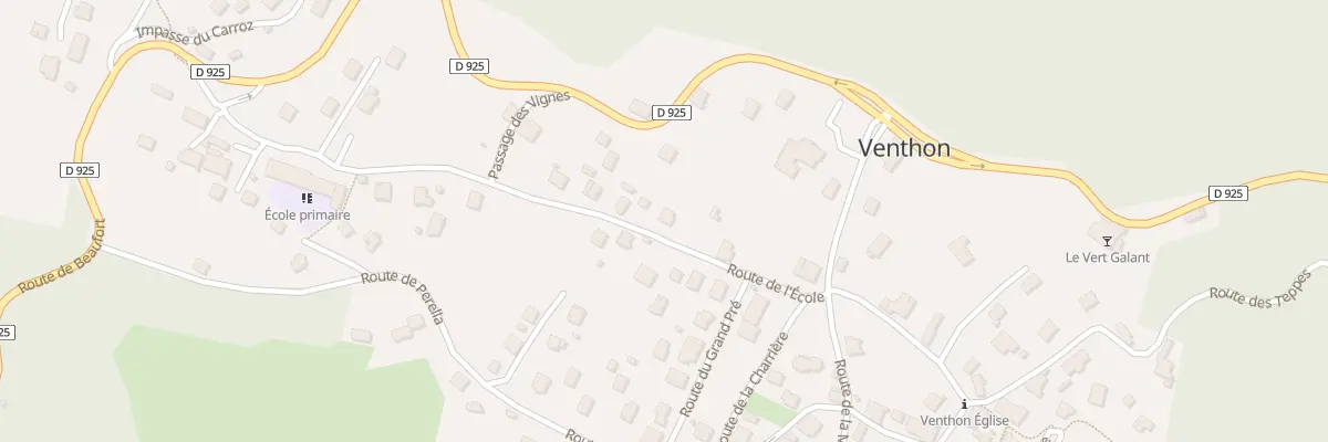 Plan du 132 Rte de l’Ecole à Venthon