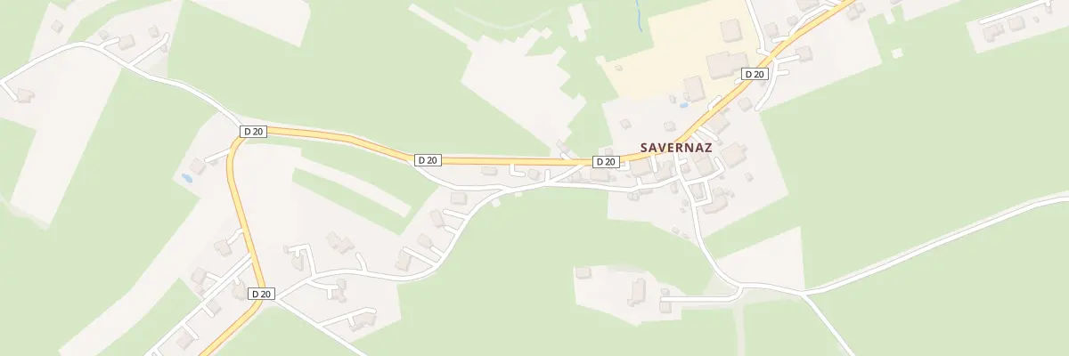 Plan du 295 Rte de Savernaz à Saint-Jean-de-Tholome