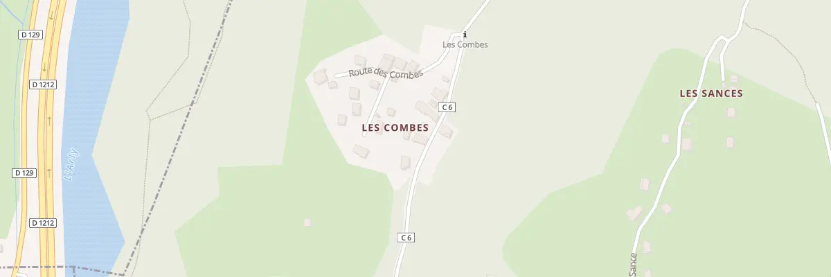 Plan du 5069 Les Combes à Césarches