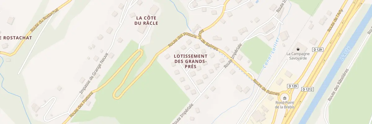 Plan du 5193 Les Grands Pres à Marthod