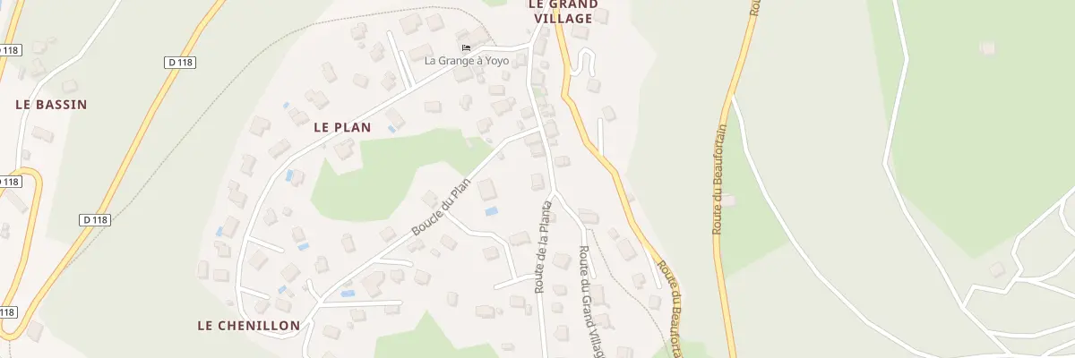 Plan du 5027 Le Grand Village à Césarches