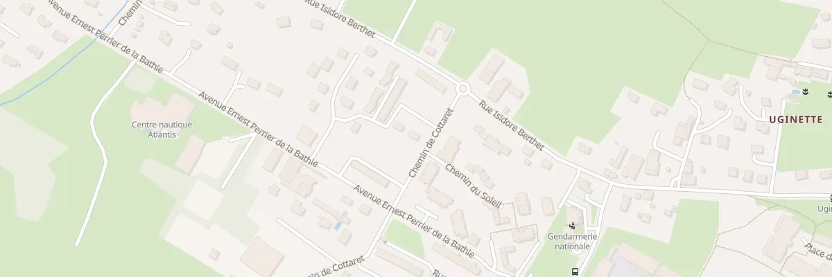 Plan du 60A Che de Cottaret à Ugine