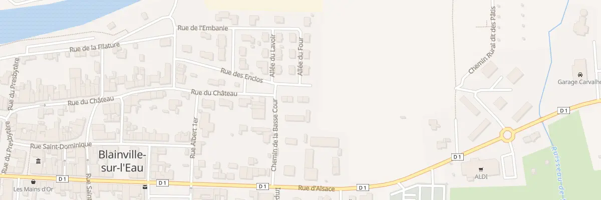Plan du 5 Rue des Enclos à Blainville-sur-l’Eau