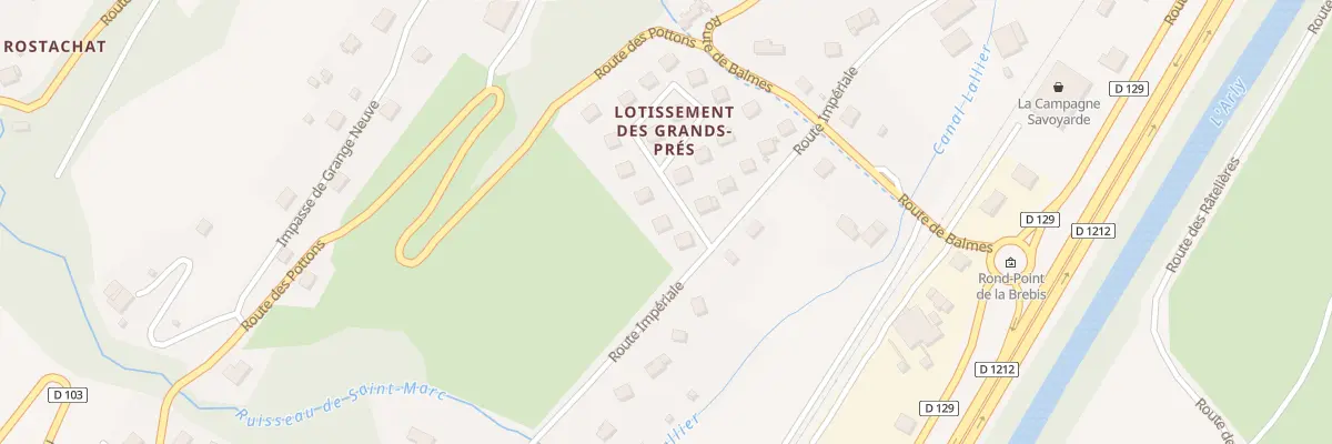 Plan du 5195 Les Grands Pres à Marthod