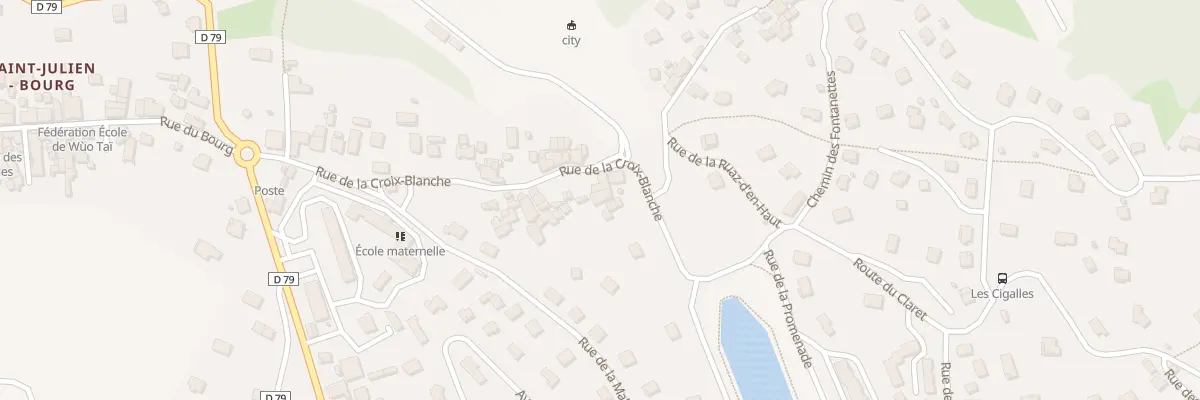 Plan du 5525 La Ruaz à Saint-Julien-Mont-Denis