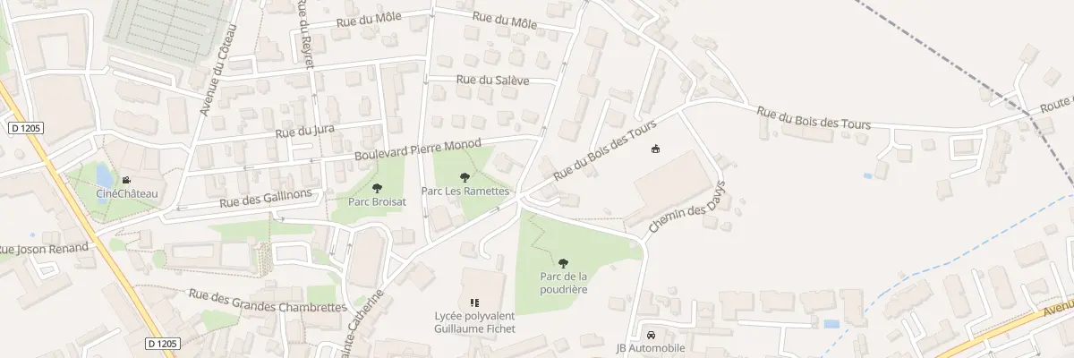Plan du 129 Rue du bois des tours à Bonneville