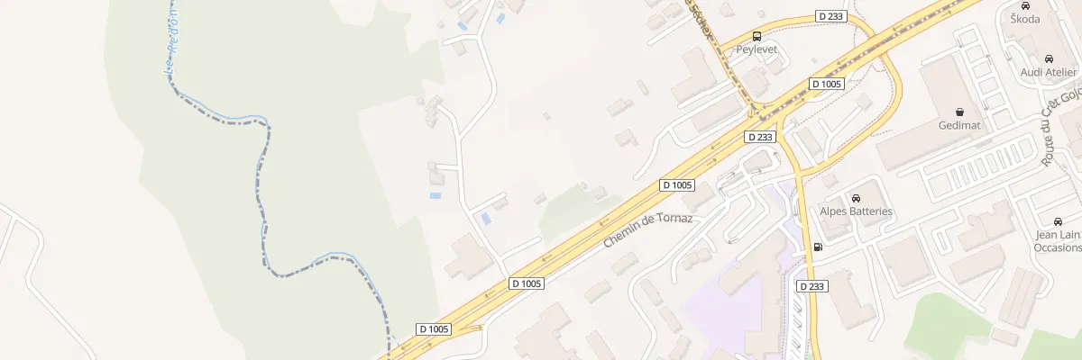 Plan du 2 Imp des Fontaines à Margencel