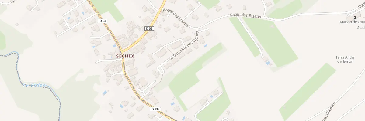 Plan du 6 Rte des Esserts à Anthy-sur-Léman