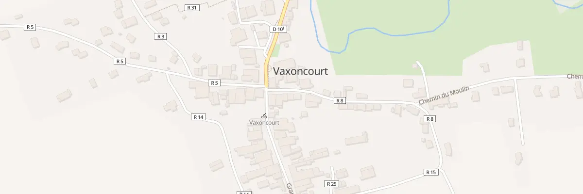 Plan du 36 Rue du Moulin à Vaxoncourt