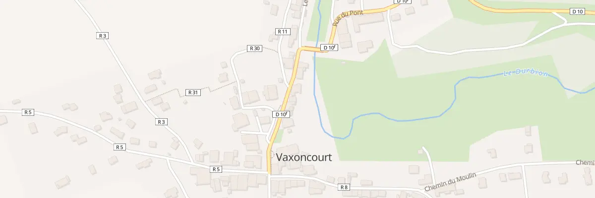 Plan du 52 Rue de la Côte à Vaxoncourt