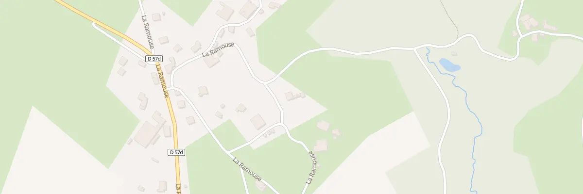 Plan du 256 La Ramouse à Fougerolles-Saint-Valbert