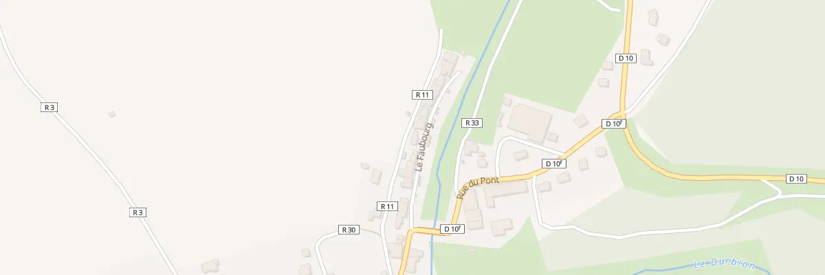 Plan du 99 Le Faubourg à Vaxoncourt
