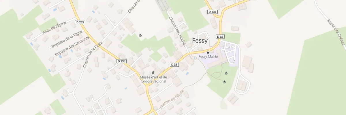 Plan du 111 Rue de l’église à Fessy