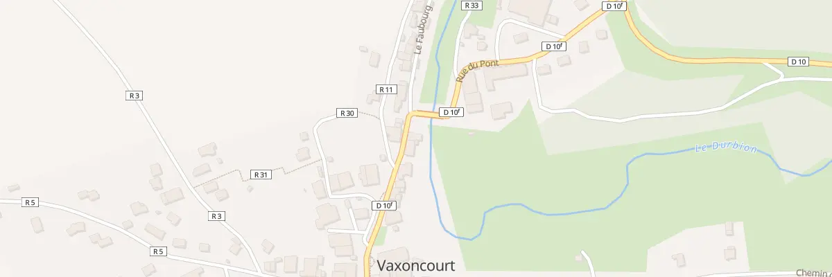 Plan du 104 Rue de la Côte à Vaxoncourt