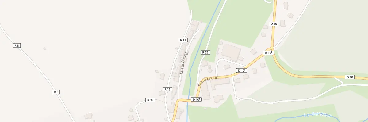 Plan du 102 Le Faubourg à Vaxoncourt