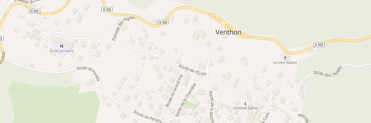 Plan du 66 Rte de l’Ecole à Venthon