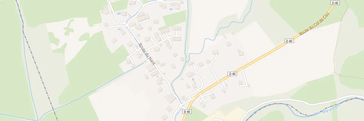 Plan du 70 Rte du Nant à Burdignin