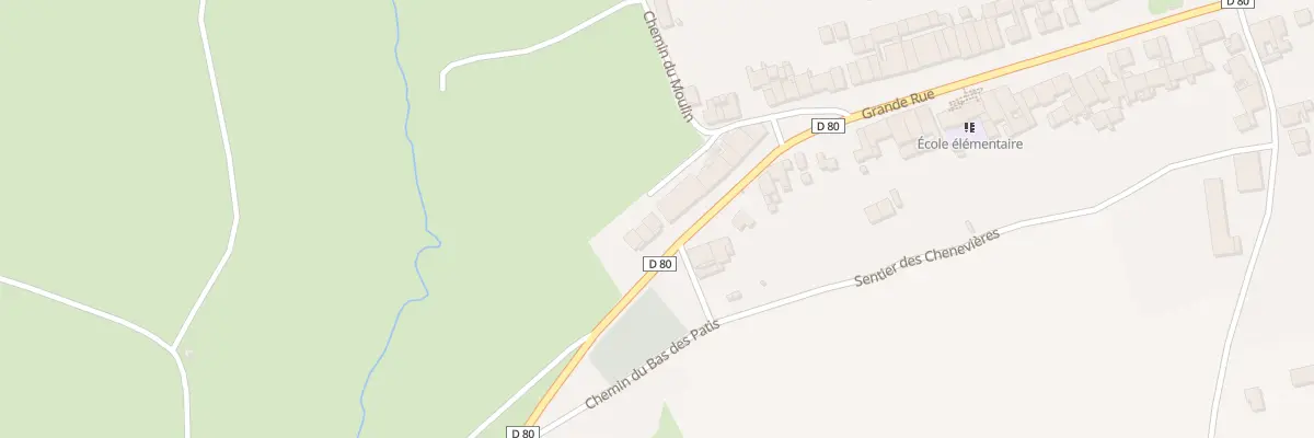 Plan du 1B Gr Grande Rue à Sornéville