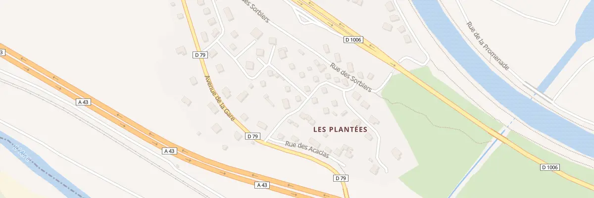Plan du 95 Rue Miguet Perron à Saint-Julien-Mont-Denis