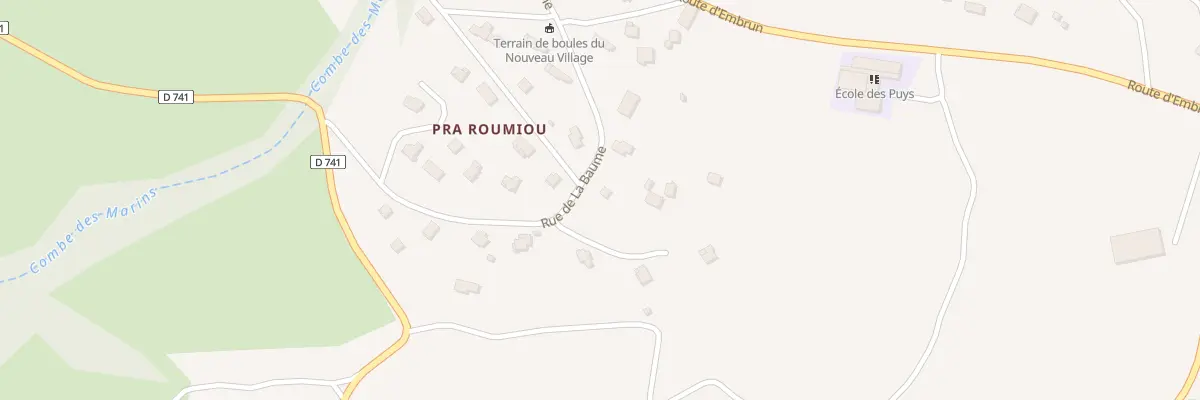 Plan du 5068 Pra Roumiou à Puy-Saint-Eusèbe