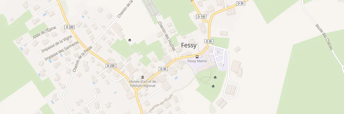 Plan du 137 Rue de l’église à Fessy
