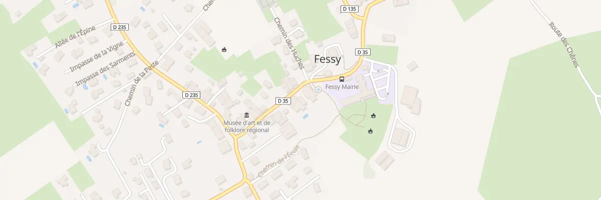 Plan du 124 Rue de l’église à Fessy