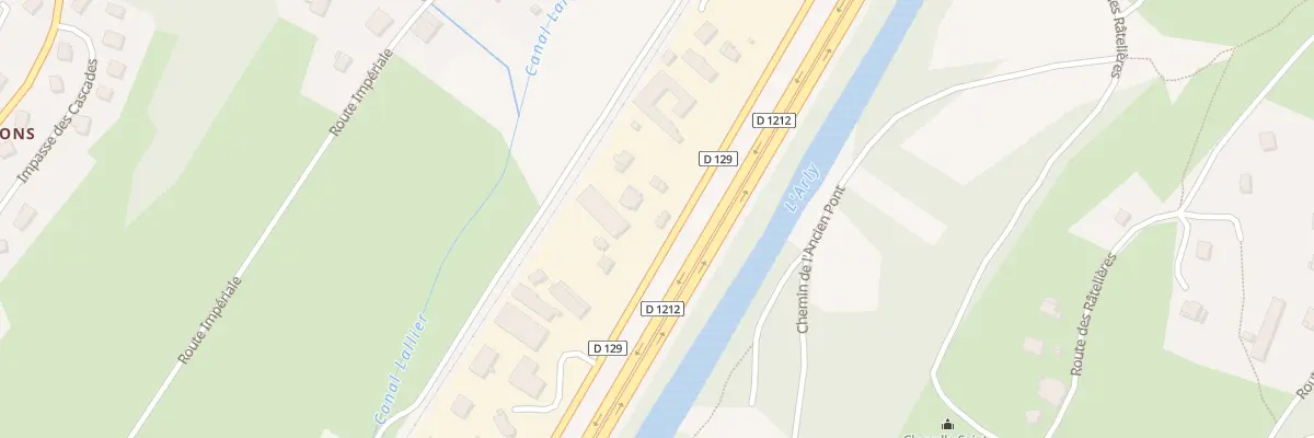 Plan du 5211 La Plaine à Marthod