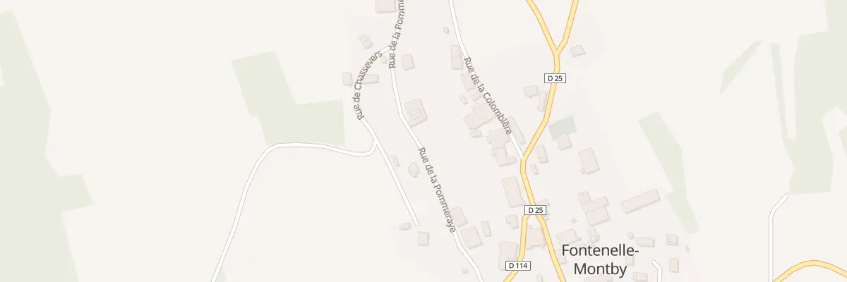 Plan du 6 Rue de la Pommeraye à Fontenelle-Montby