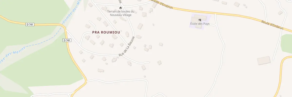 Plan du 5065 Pra Roumiou à Puy-Saint-Eusèbe