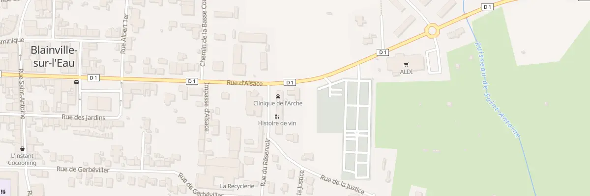 Plan du 2B Rue de Mont sur Meurthe à Blainville-sur-l’Eau