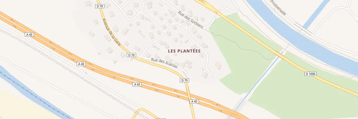 Plan du 93 Rue des Acacias à Saint-Julien-Mont-Denis
