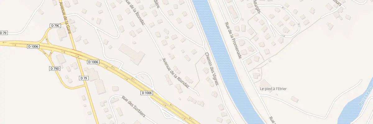 Plan du 653 Av de la Riondaz à Saint-Julien-Mont-Denis