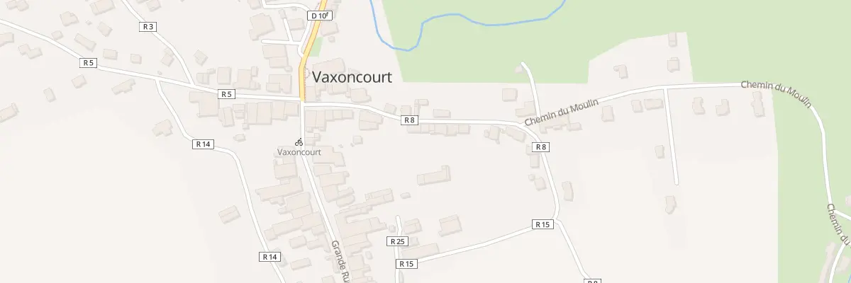 Plan du 138 Rue du Moulin à Vaxoncourt
