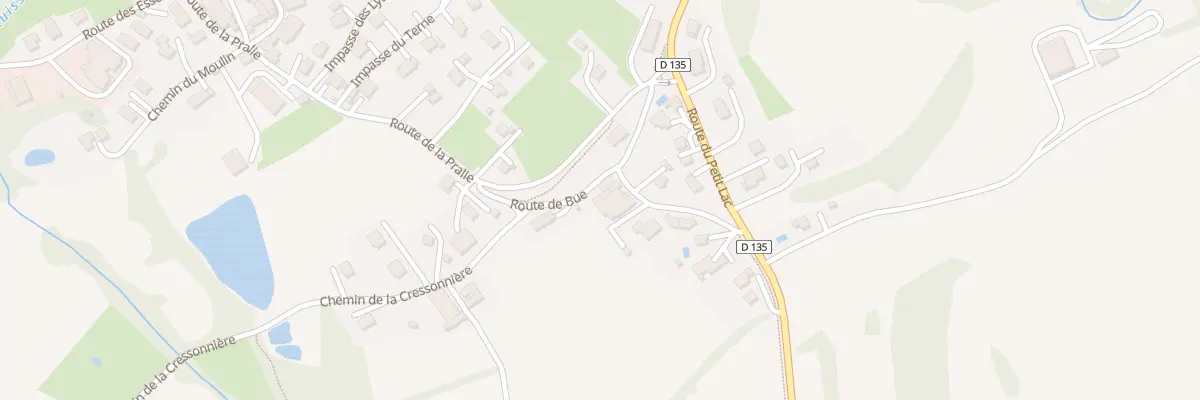 Plan du 15 Rte de Bue à Lully